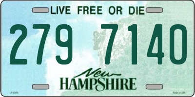 NH license plate 2797140