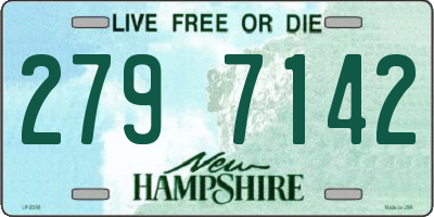 NH license plate 2797142