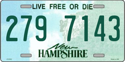 NH license plate 2797143