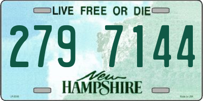 NH license plate 2797144