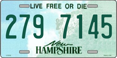 NH license plate 2797145