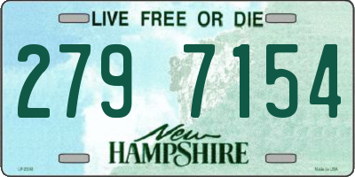 NH license plate 2797154
