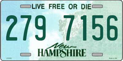 NH license plate 2797156