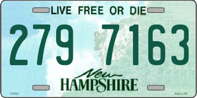 NH license plate 2797163