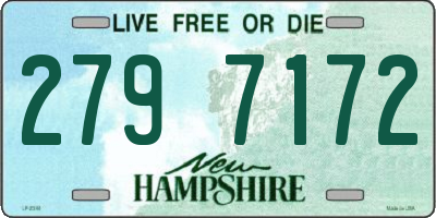 NH license plate 2797172