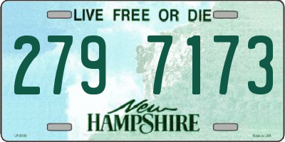 NH license plate 2797173