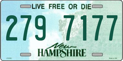NH license plate 2797177