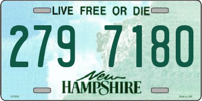 NH license plate 2797180