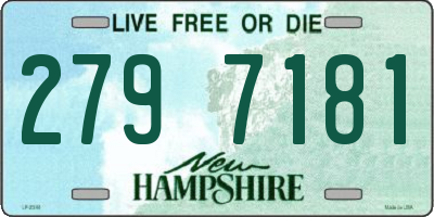 NH license plate 2797181