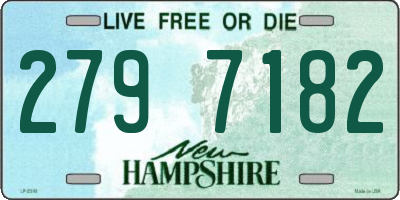 NH license plate 2797182