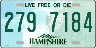 NH license plate 2797184
