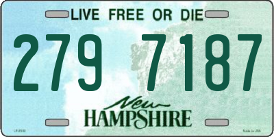 NH license plate 2797187