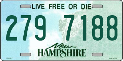 NH license plate 2797188