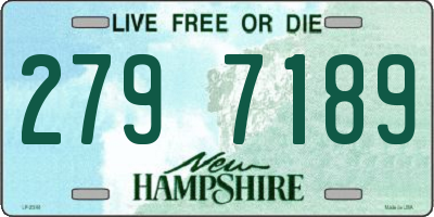 NH license plate 2797189