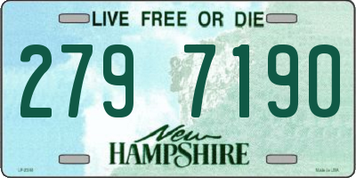 NH license plate 2797190