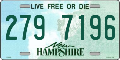 NH license plate 2797196