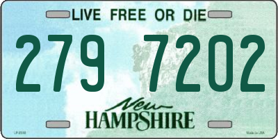 NH license plate 2797202