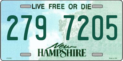 NH license plate 2797205