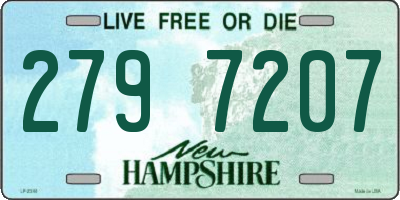 NH license plate 2797207