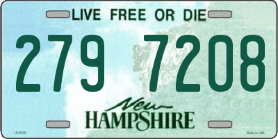 NH license plate 2797208