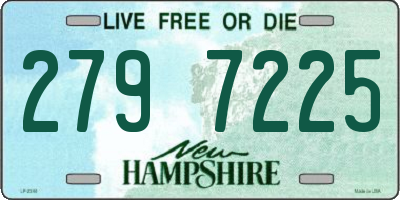 NH license plate 2797225