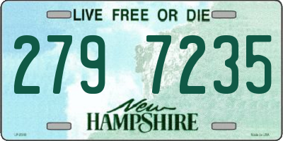 NH license plate 2797235