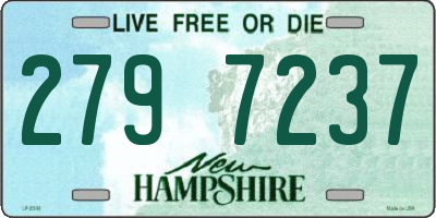NH license plate 2797237