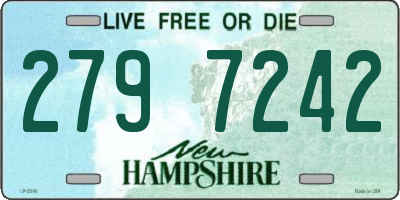 NH license plate 2797242