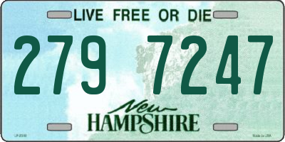 NH license plate 2797247