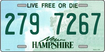 NH license plate 2797267