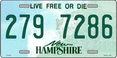 NH license plate 2797286