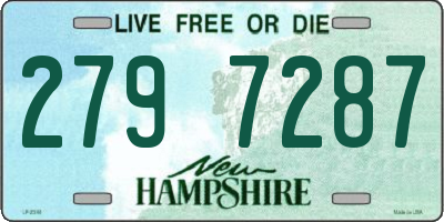 NH license plate 2797287