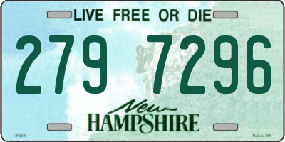 NH license plate 2797296