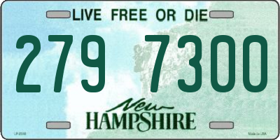 NH license plate 2797300