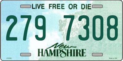 NH license plate 2797308