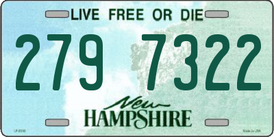 NH license plate 2797322
