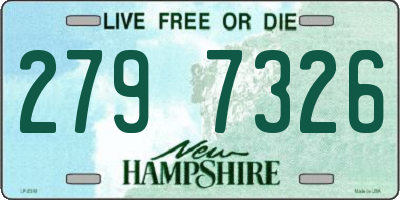 NH license plate 2797326