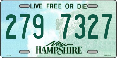 NH license plate 2797327