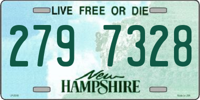 NH license plate 2797328