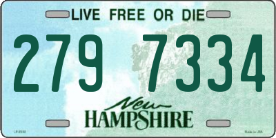 NH license plate 2797334