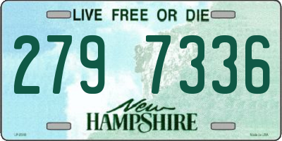 NH license plate 2797336