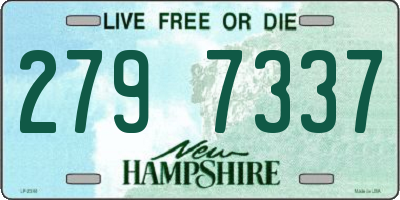 NH license plate 2797337