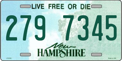 NH license plate 2797345