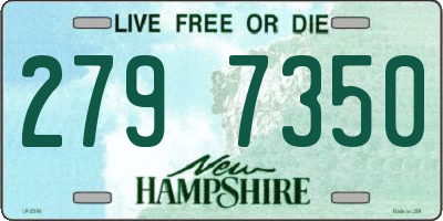 NH license plate 2797350