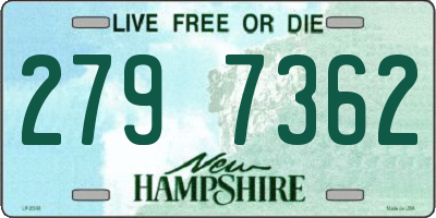 NH license plate 2797362