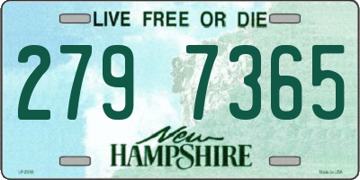 NH license plate 2797365