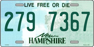 NH license plate 2797367