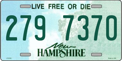 NH license plate 2797370