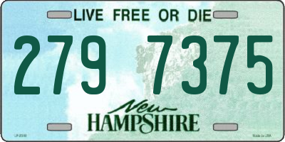 NH license plate 2797375