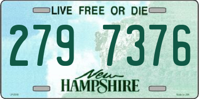 NH license plate 2797376